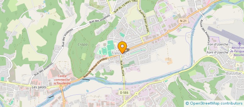 localisation de l'entreprise MADAME STEPHANIE BRUNETEAU  TRELISSAC