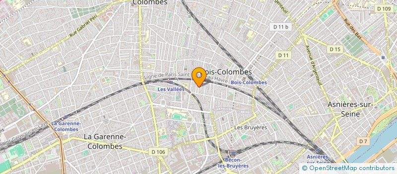 localisation de l'entreprise MADAME STEPHANIE BUGNON à BOIS-COLOMBES
