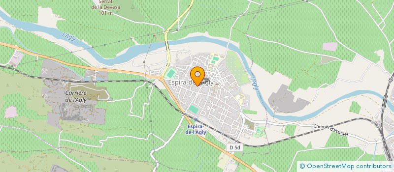 localisation de l'entreprise MADAME STEPHANIE BUISSART  ESPIRA-DE-L'AGLY