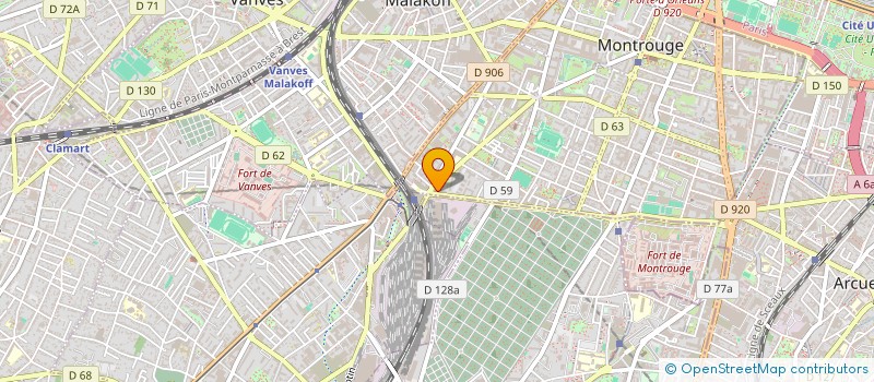 localisation de l'entreprise MADAME STEPHANIE BUJON  MONTROUGE