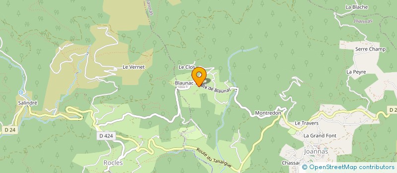 localisation de l'entreprise MADAME STEPHANIE BURDIN  JOANNAS