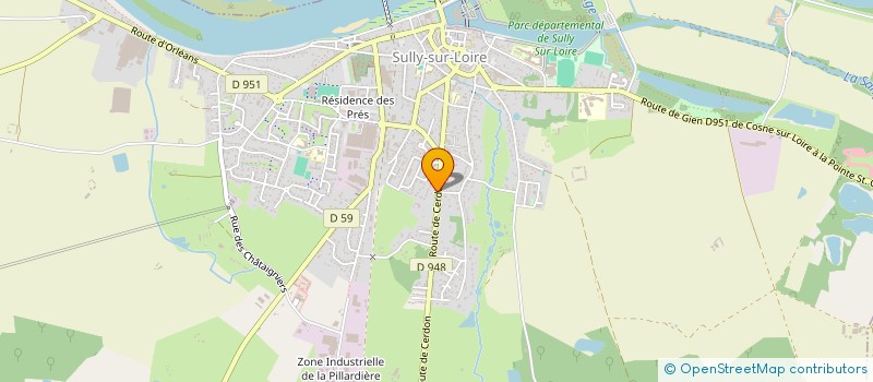 localisation de l'entreprise MADAME STEPHANIE BURGER  SULLY-SUR-LOIRE