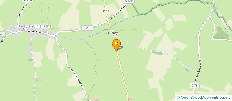 localisation de l'entreprise MADAME STEPHANIE CABARET  LE NOUVION-EN-THIERACHE