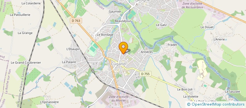 localisation de l'entreprise MADAME STEPHANIE CABRITA à CUGAND