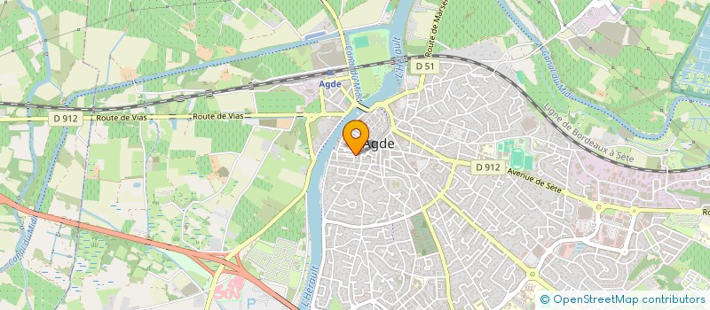 localisation de l'entreprise MADAME STEPHANIE CACHEUX à AGDE