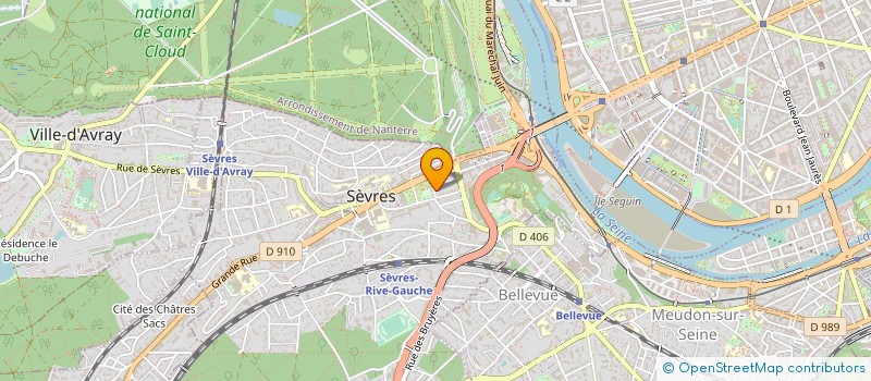 localisation de l'entreprise MADAME STEPHANIE CADET à SEVRES