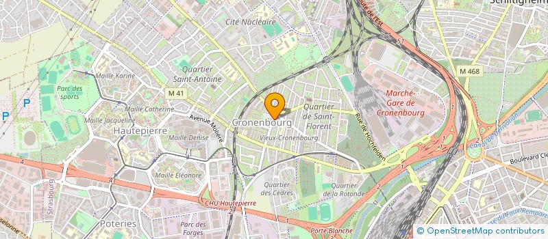 localisation de l'entreprise MADAME STEPHANIE CADET à STRASBOURG