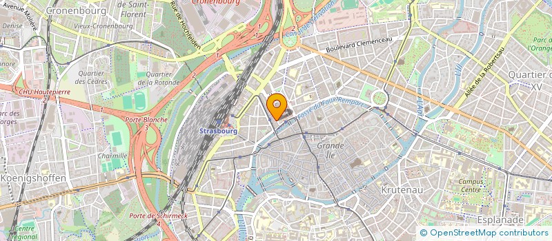 localisation de l'entreprise MADAME STEPHANIE CADORET à STRASBOURG