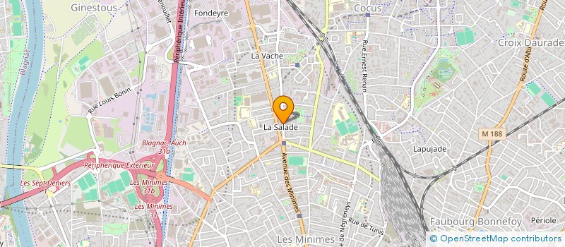 localisation de l'entreprise MADAME STEPHANIE CALAMARTE  TOULOUSE