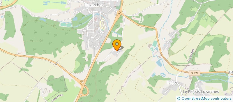 localisation de l'entreprise MADAME STEPHANIE CAMUS  LUZARCHES