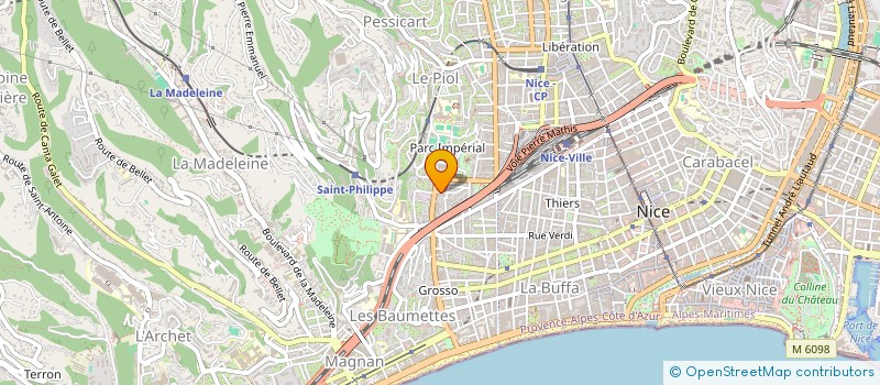 localisation de l'entreprise MADAME STEPHANIE CANARELLI  NICE