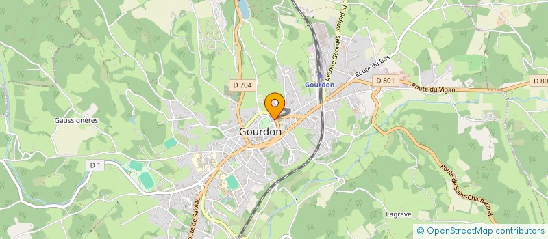 localisation de l'entreprise MADAME STEPHANIE CANIVET  GOURDON