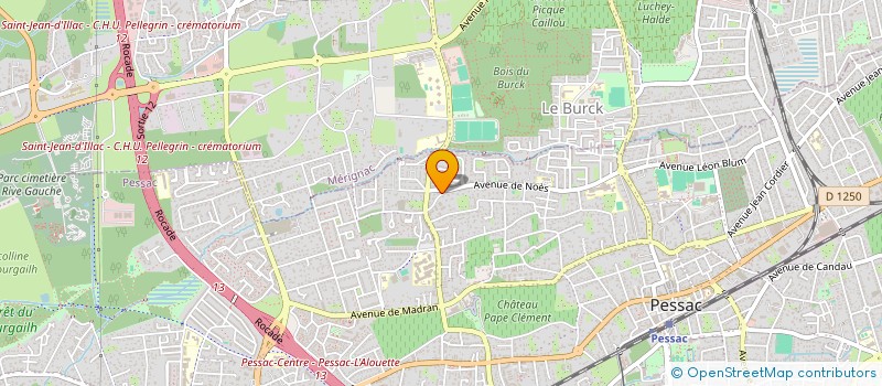 localisation de l'entreprise MADAME STEPHANIE CANO  PESSAC