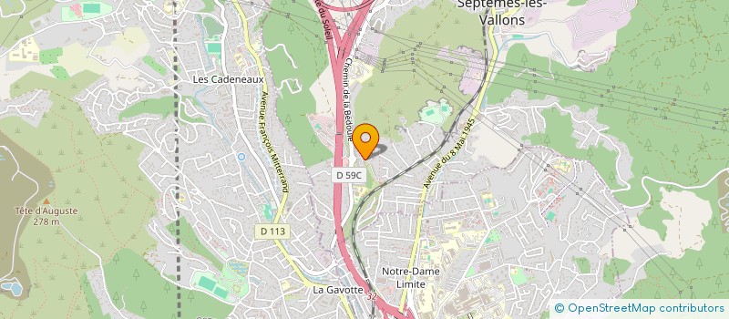 localisation de l'entreprise MADAME STEPHANIE CANTAILLOUBE  SEPTEMES LES VALLONS