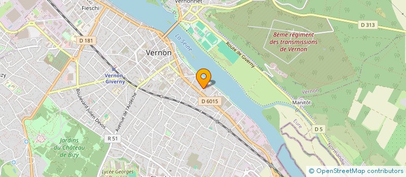 localisation de l'entreprise MADAME STEPHANIE CANTE  VERNON