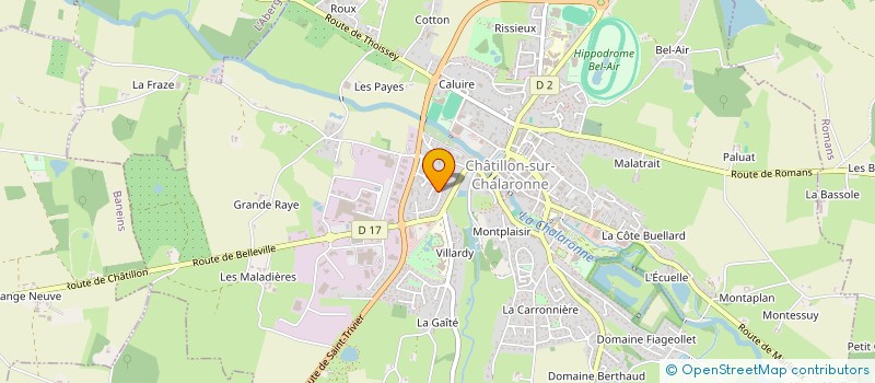 localisation de l'entreprise MADAME STEPHANIE CANTE  CHATILLON-SUR-CHALARONNE