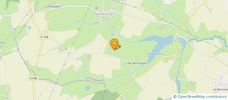 localisation de l'entreprise MADAME STEPHANIE CANTINEAUX  LES CHATELIERS