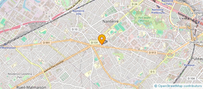 localisation de l'entreprise MADAME STEPHANIE CAPRON  NANTERRE