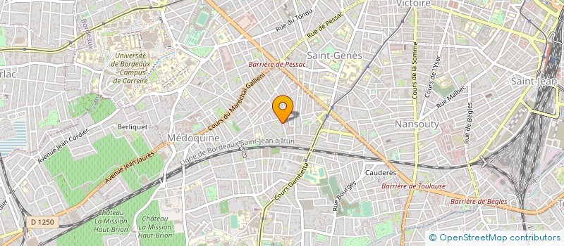 localisation de l'entreprise MADAME STEPHANIE CARISSAN  TALENCE