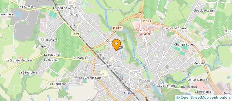 localisation de l'entreprise MADAME STEPHANIE CARL  CLISSON