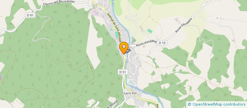 localisation de l'entreprise MADAME STEPHANIE CARLES  CAMARES