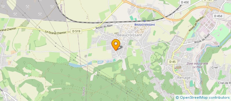 localisation de l'entreprise MADAME STEPHANIE CARMONA  BEAUCROISSANT