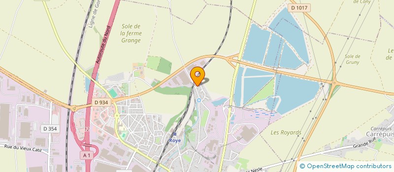 localisation de l'entreprise MADAME STEPHANIE CARPENTIER  ROYE