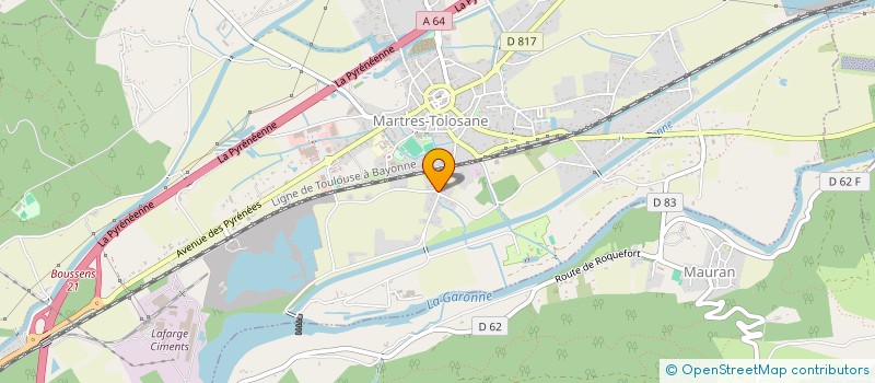 localisation de l'entreprise MADAME STEPHANIE CARPENTIER  MARTRES-TOLOSANE