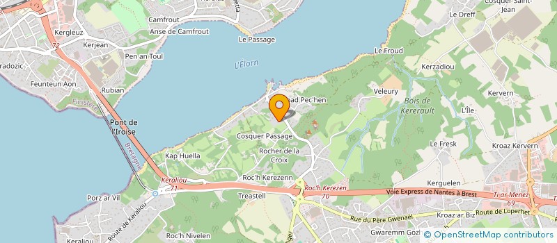 localisation de l'entreprise MADAME STEPHANIE CARPENTIER à PLOUGASTEL-DAOULAS