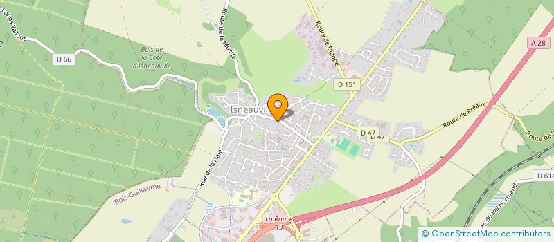 localisation de l'entreprise MADAME STEPHANIE CARTON  ISNEAUVILLE