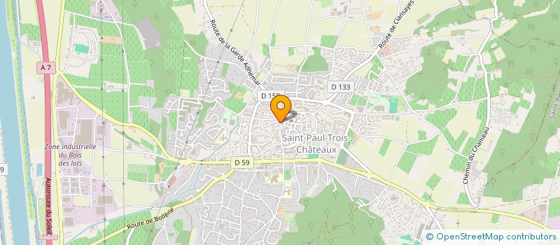 localisation de l'entreprise MADAME STEPHANIE CASADO  SAINT-PAUL-TROIS-CHATEAUX