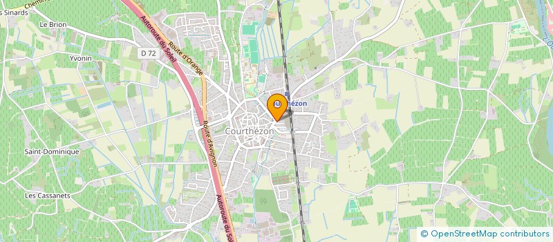 localisation de l'entreprise MADAME STEPHANIE CASSAM CHENAI  COURTHEZON