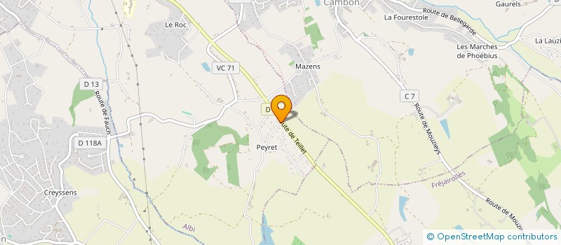 localisation de l'entreprise MADAME STEPHANIE CASSAR à ALBI