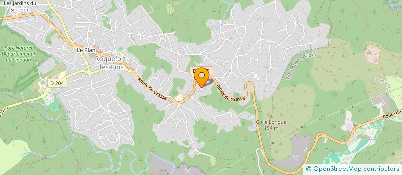 localisation de l'entreprise MADAME STEPHANIE CASTEJON  ROQUEFORT-LES-PINS