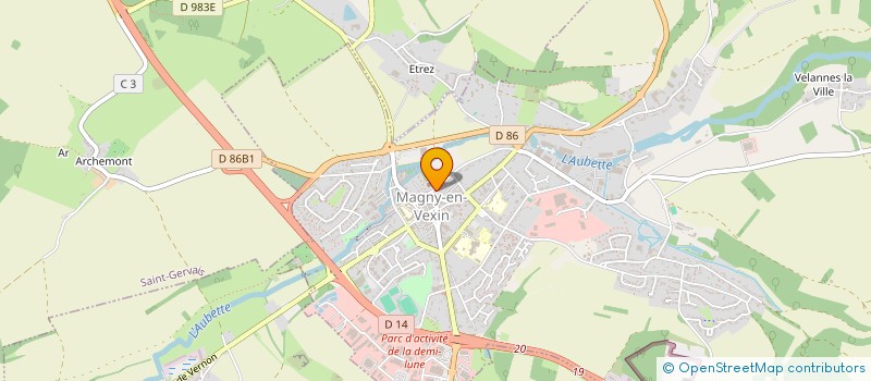 localisation de l'entreprise MADAME STEPHANIE CASTEL  MAGNY-EN-VEXIN