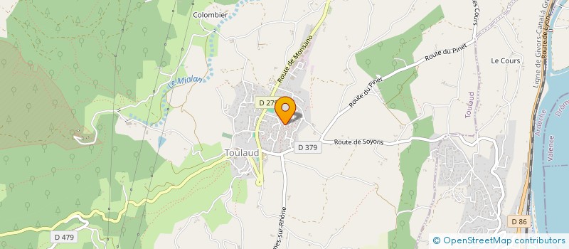 localisation de l'entreprise MADAME STEPHANIE CASTELLA à SAINT-PERAY
