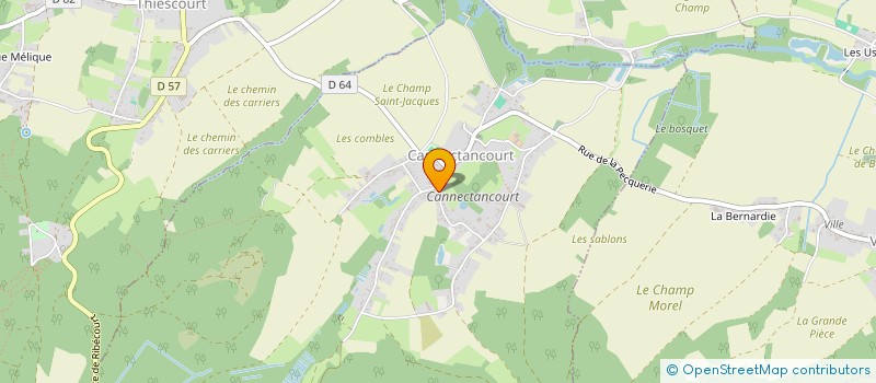 localisation de l'entreprise MADAME STEPHANIE CASTEX  CANNECTANCOURT