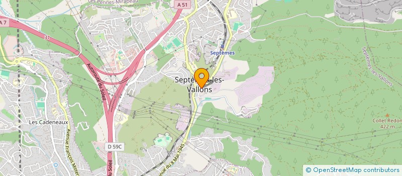 localisation de l'entreprise MADAME STEPHANIE CASTIEN à SEPTEMES-LES-VALLONS