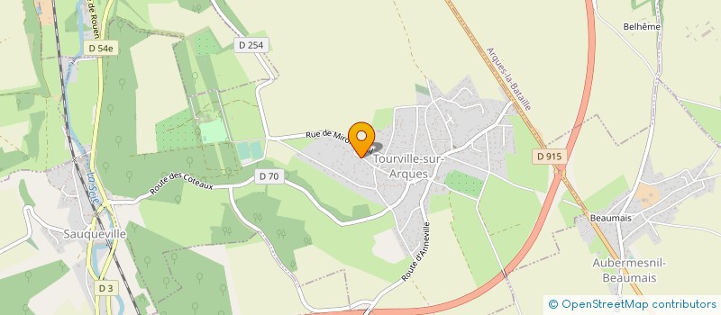 localisation de l'entreprise MADAME STEPHANIE CATEL  TOURVILLE-SUR-ARQUES