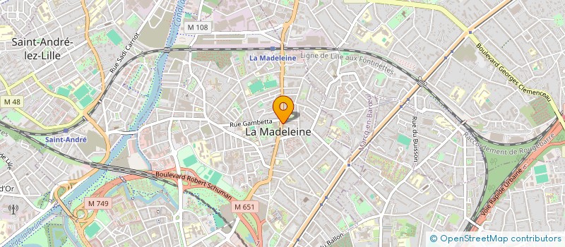localisation de l'entreprise MADAME STEPHANIE CATHELAIN à LA MADELEINE