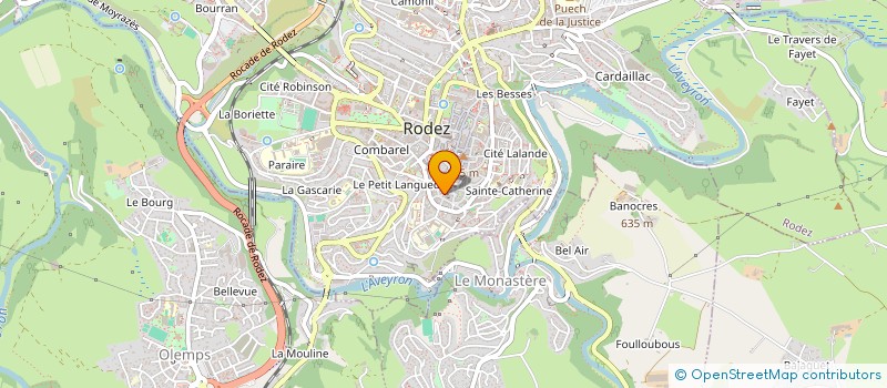 localisation de l'entreprise MADAME STEPHANIE CAUDAL à RODEZ