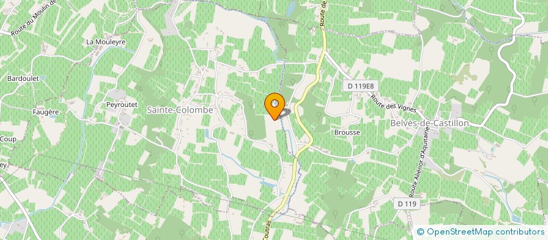 localisation de l'entreprise MADAME STEPHANIE CAUTE  CASTILLON-LA-BATAILLE