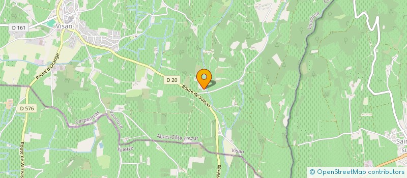 localisation de l'entreprise MADAME STEPHANIE CAVE  VISAN