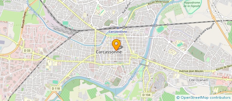 localisation de l'entreprise MADAME STEPHANIE CAYLA  CARCASSONNE