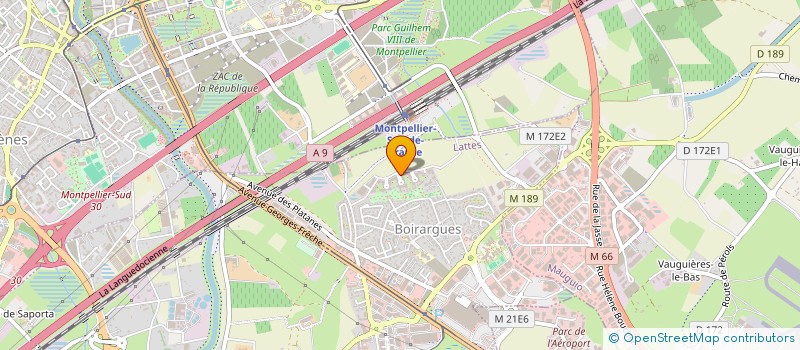 localisation de l'entreprise MADAME STEPHANIE CELESTIN-URBAIN à LATTES