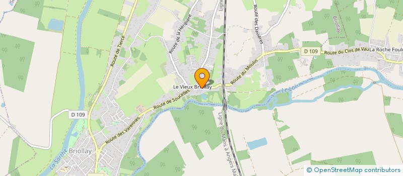 localisation de l'entreprise MADAME STEPHANIE CELINE CHOLLET  BRIOLLAY