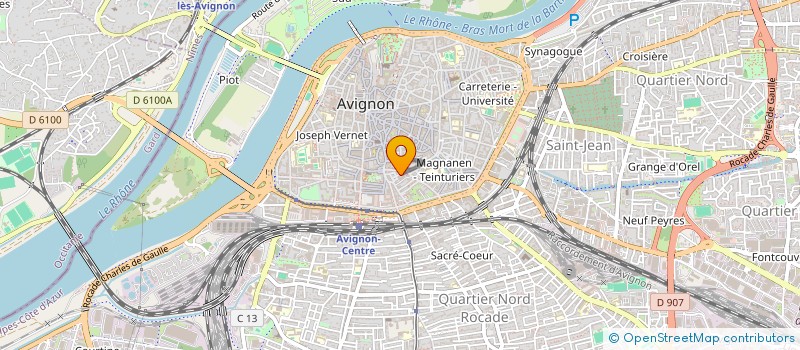 localisation de l'entreprise MADAME STEPHANIE CHABLE  AVIGNON