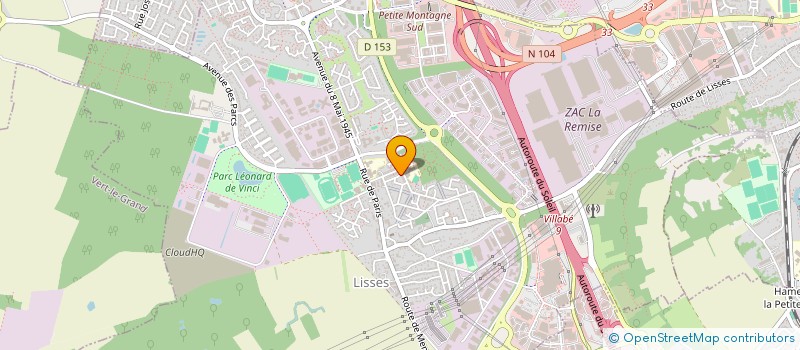 localisation de l'entreprise MADAME STEPHANIE CHADET  LISSES