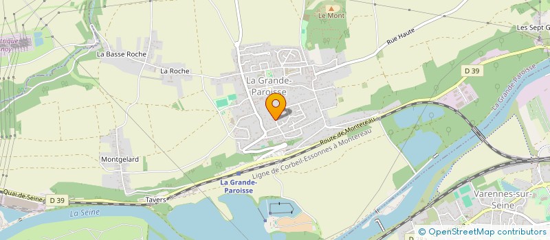 localisation de l'entreprise MADAME STEPHANIE CHAIGNE  LA GRANDE-PAROISSE