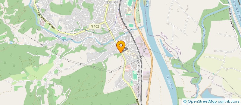 localisation de l'entreprise MADAME STEPHANIE CHAIX  LE TEIL